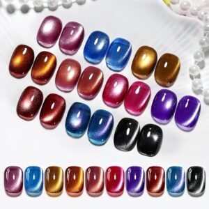 12 Color Shimmering Cat Eye Gel Nail Polish