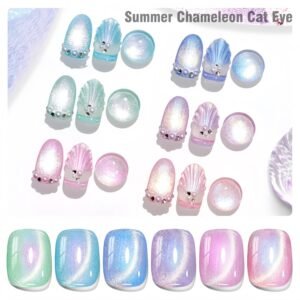 6 Color Summer Chameleon Cat Eye