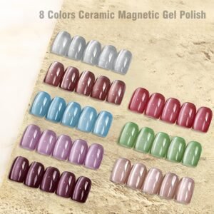 Ceramic Cat Eye Gel Nail Polish