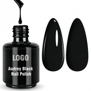 Audrey Black Nail Polish