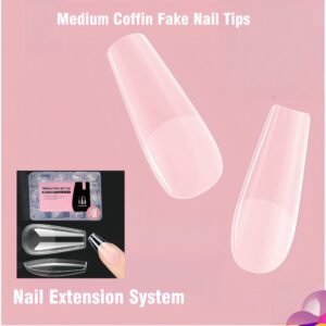 Medium Coffin Fake Nail Tips