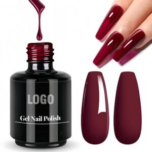 Oxblood Red Gel Polish