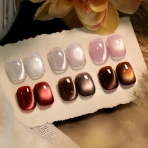 Retro Magnetic Glitter Gel Polish Set