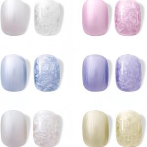 Swirl Pearl Nail Gel Polish Set