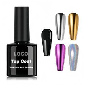 Top Coat for Chrome Nail Powder