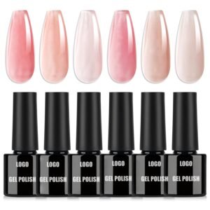 6 Colors Jelly Gel Nail Polish Set