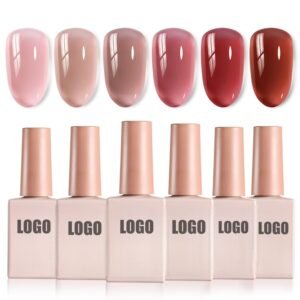 6 Colors Neutral Fall Gel Polish Kit
