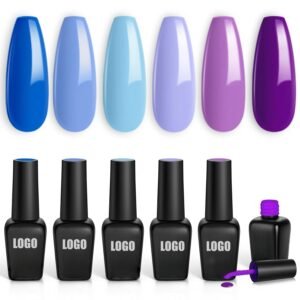 Aquamarine Mermaid Purple Nail Gel Polish