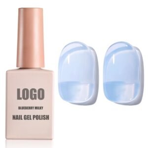 Blueberry Milk Nails Sheer Translucent Gel Polish