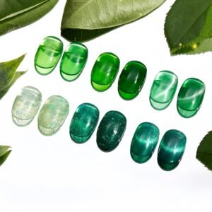 Christmas Green Gel Nail Polish Set