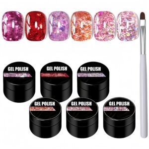 Colorful Glitter Sequins Gel Nail Polish