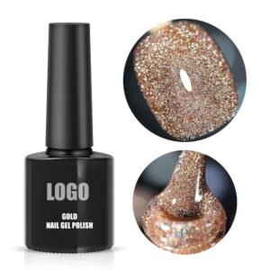 Glitter Gold Nail Gel Polish