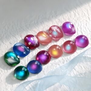 Navy Blue Jelly Glass Cat Eye Gel Polish