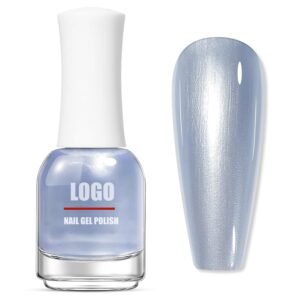 Pearlescent Blue Nail Gel Polish