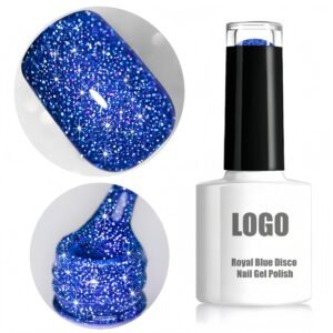 Royal Blue Disco Nail Gel Polish