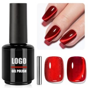 Ruby Red Cat Eye Gel Nail Polish