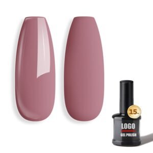 Rose Pink Purple Nail Gel Polish Set