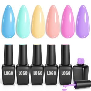 6 Colors Unicorn Collection Soak off Nail Gel Polish