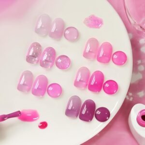 Valentine's Day Christmas Translucent Nail Gel Polish